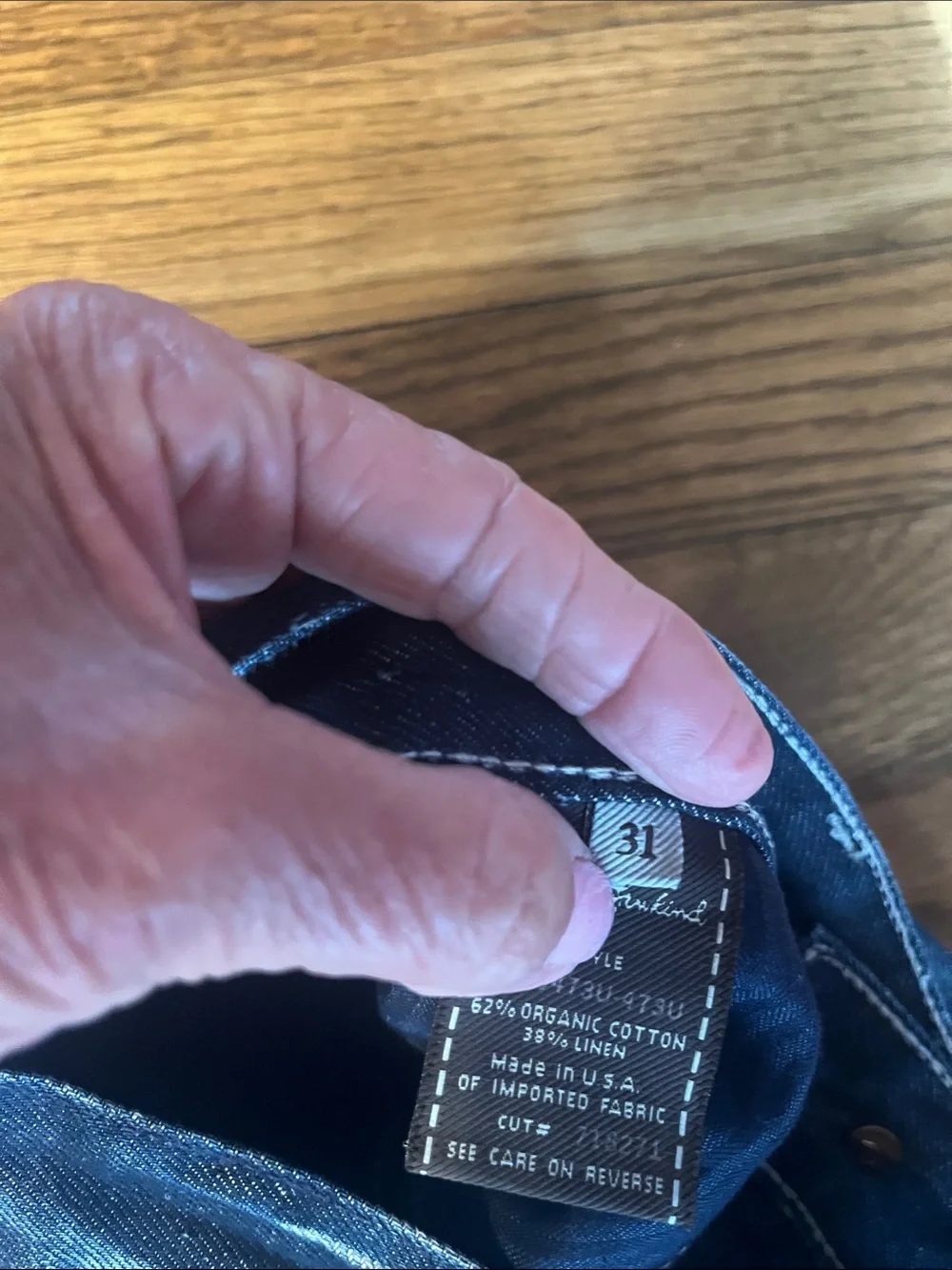 7 For All Mankind Men's Dark Blue Bootcut Jeans